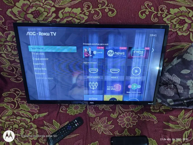 Smart TV AOC Roku TV 32 polegadas 