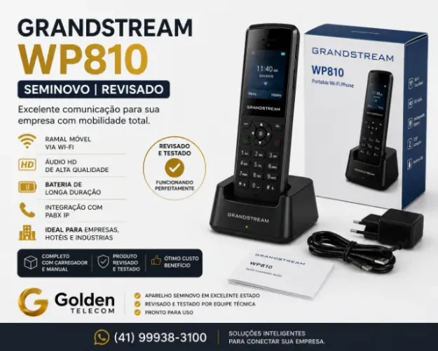 GRANDSTREAM WP810 SEMINOVO | REVISADO E TESTADO 