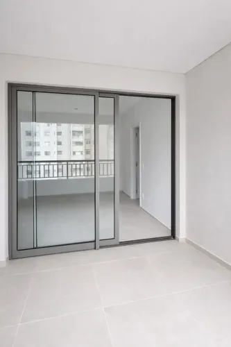 Porta Balcão Alumínio e Vidro 2 Folhas 1,95 x 2,18m Panorâmica