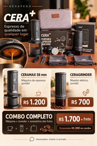 Máquina espresso portátil