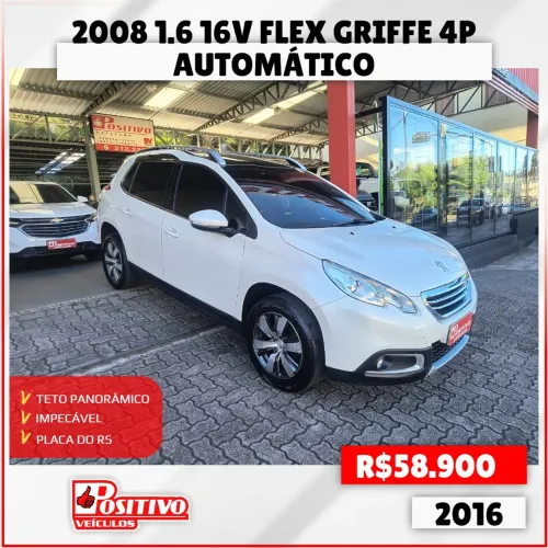 Peugeot 2008 Griffe 1.6 Flex 16V 5P Aut. 2016