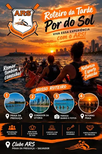 Passeio incrível na Baia de todos os Santos de Canoa Havaiana 