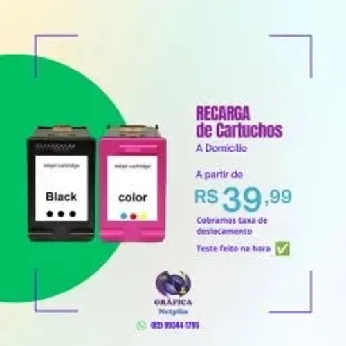Recarga de Cartucho a Domicílio