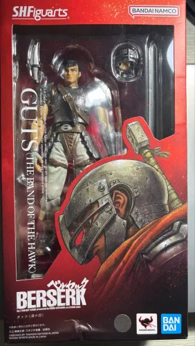 Guts Sh Figuarts Bandai (Original) com caixa e todos os acessórios