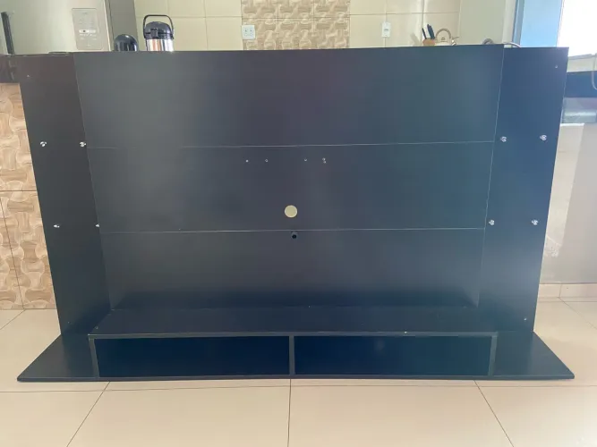Painel para TV Preto 2 Metros