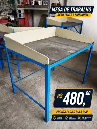 Bancada de ferro reforçada 