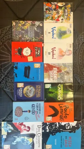 Lote Livros, Mangás e HQs Diversos (Vagabond, Vinland Saga, Pokémon)
