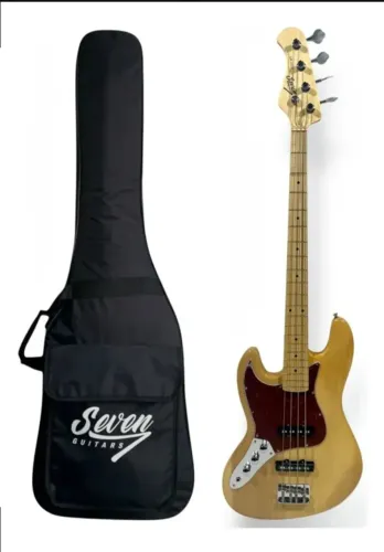 Baixo elétrico canhoto marca seven guitar