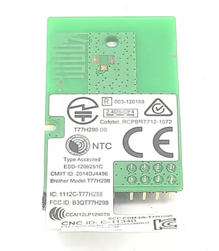Cartão WiFi T77H298 Brother MFC-J5720 HL-L2365DW MFC-J5920DW HL-3170CDW MFC-J870DW