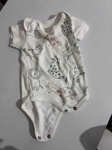 Body RN Menino Estampa Safari