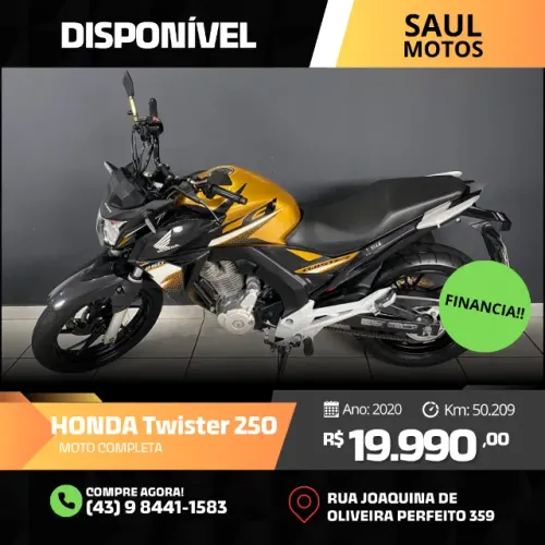 Honda Twister 250 ANO 2020