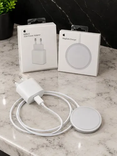 Carregador indução + fonte USB-C Magsafe