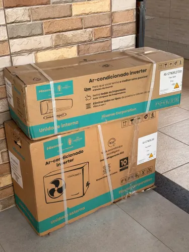 Ar condicionado inverter 12 mil btus lacrado nfc