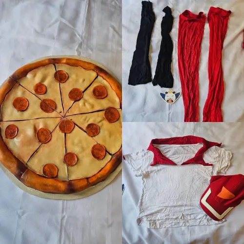 Cosplay sivir entregadora de pizza lol league of legends