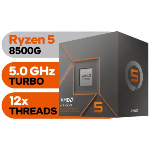 Computador AMD Ryzen 5 8500G / B650M / 16GB DDR5 / SSD 256GB NVME Novo Lacrado