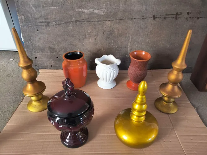 Vasos esculturas decoracao