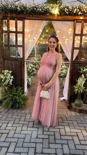 Vestido G Rosê Várias Amarrações