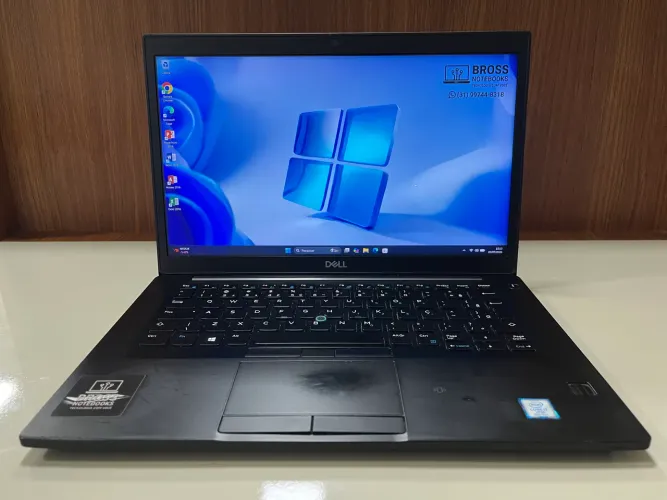Notebook Dell Latitude 7490 i7 8ª Geração 8GB SSD 256GB Bateria OK.
