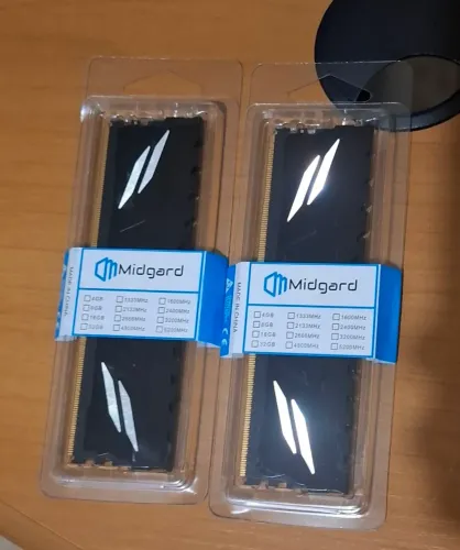 16GB (2x8) RAM DDR4 MIDGARD 3200MHZ (nova, lacrada)