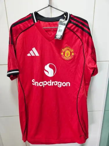 Camisa Adidas Manchester United I Home 2025 2026 torcedor tam G JI7428