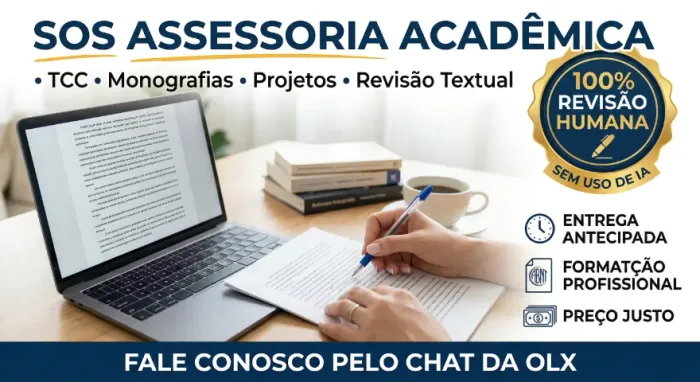 SOS Assessoria Acadêmica, TCC, Trabalhos e Revisão de Texto
