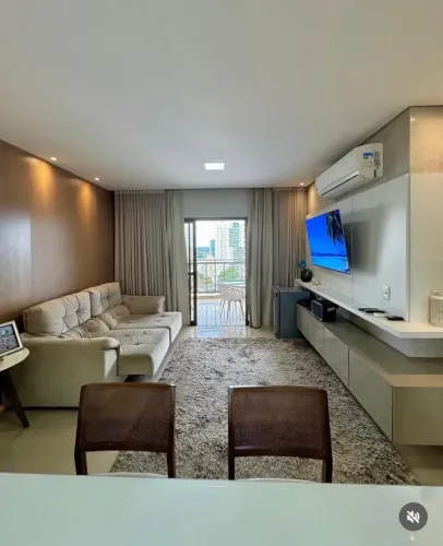 Apto MAISON NICOLE Semi-Mobiliado/Climatizado/ 127M²-3 Amplas Suítes - Duque de Caxias-Cui