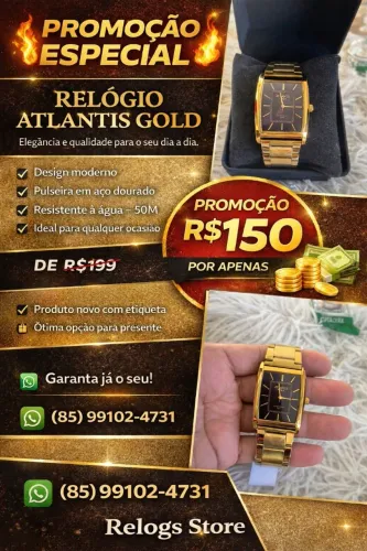 Relógio Atlantis 