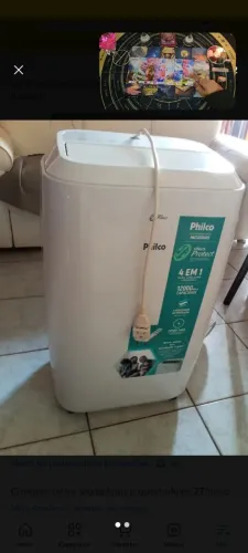 Ar Condicionado Portátil Philco 12.000btus