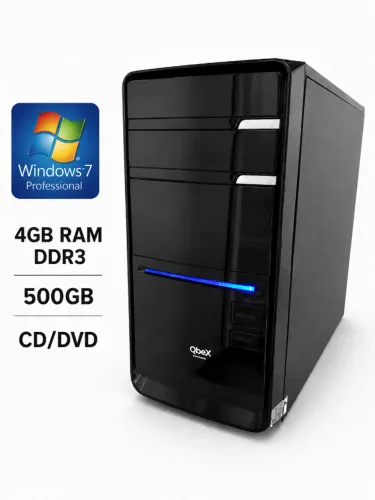 Computador CPU DUAL-CORE 4GB RAM DDR3 Formatado | Perfeito p/ Escritório | Win 7 Pro Ativa