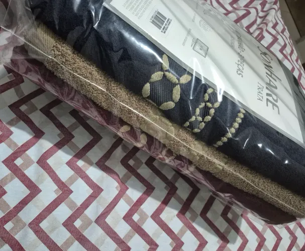 Kit de toalha de banho sultan, 3 peças,