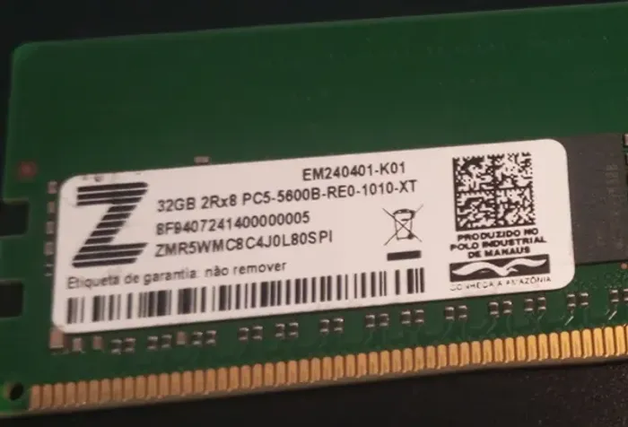 Memoria ddr5 32GB 5600 2RX8 PARA SERVIDOR