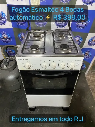 Fogão 4 bocas Esmaltec por R$ 399,00