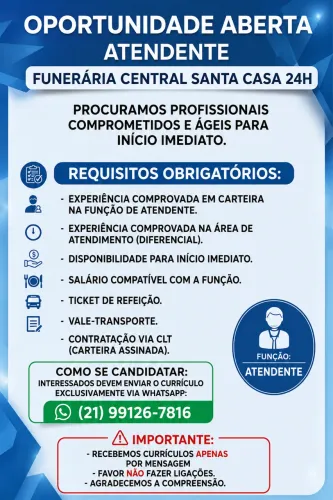 MANDAR CURRÍCULO PELO ZAP (número no banner)