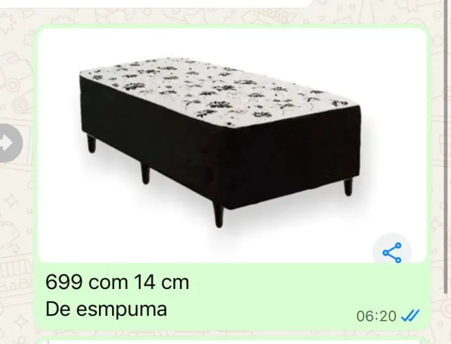 Cama solteiro box