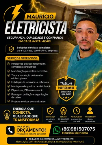 Eletricista residencial e Predial
