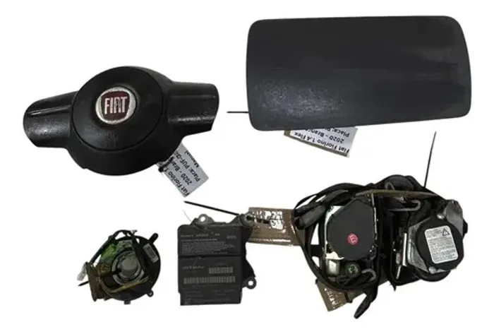 Kit Air Bag Fiat Fiorino 1.4 2020 Preto