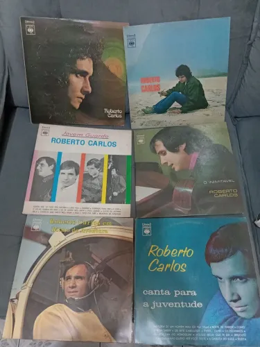 lp Roberto Carlos lote com 10 lps