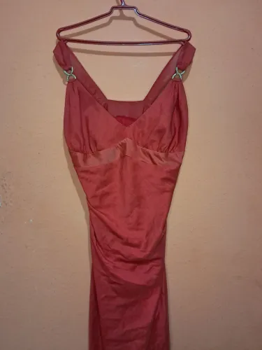 Vestido longo vermelho