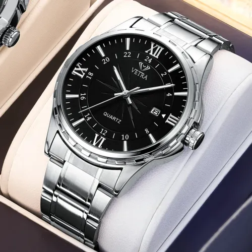Relógio Masculino VETRA Premium - Elegância em Cada Detalhe