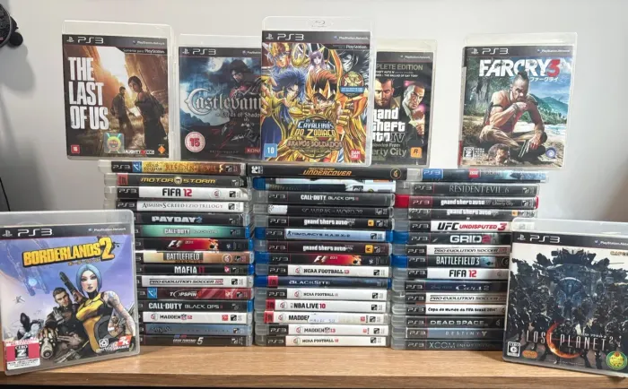 Lote PlayStation 3 52 jogos 