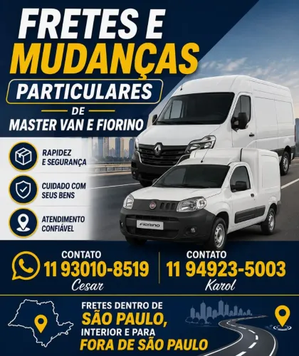 Fretes/ mudanças.
