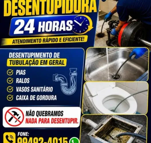DESENTUPIDORA #DESENTUPIDOR DE PIAS,RALOS, VASOS SANITÁRIO E CAIXA DE GORDURA