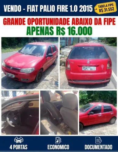 Fiat Palio Celebration 1.0 Fire Flex 8V 4P 2015