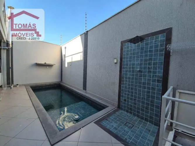 Lindo Sobrado para Locação com Piscina, Espaço Gourmet e 3 Suítes  Jardim da Felicidade | 