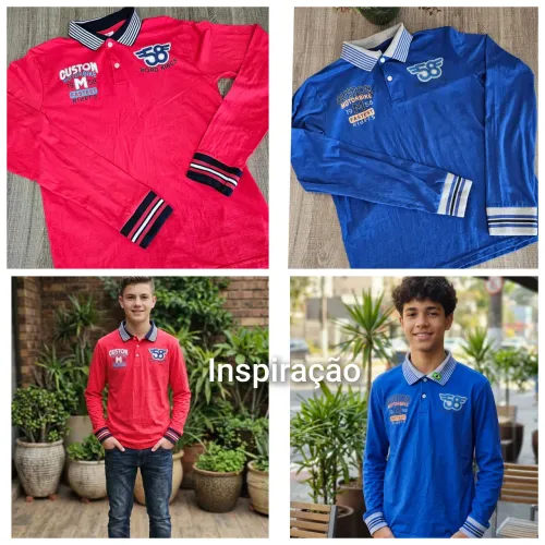 KIT ( CAMISAS POLO JUVENIL) BRANDILI ( 16 )