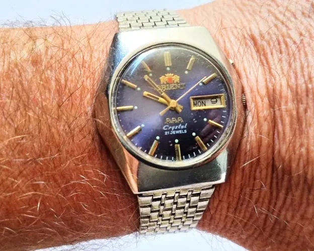 A39= ANTIGO RELOGIO ORIENT FUNCIONANDO VER DETALHES EM DESCRIÇAO