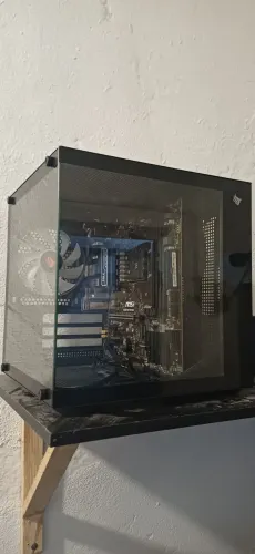 Kit - b450m msi vdh max + gab aquário pichau athon