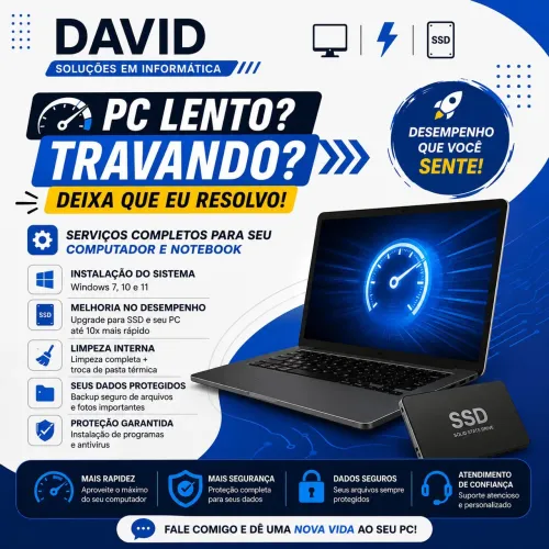 Formatação e Otimização de Computadores e Notebooks