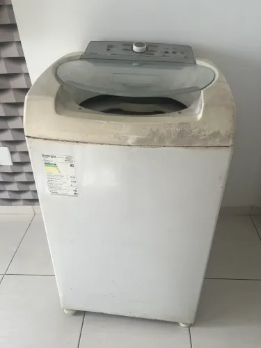 Máquina com placa queimada