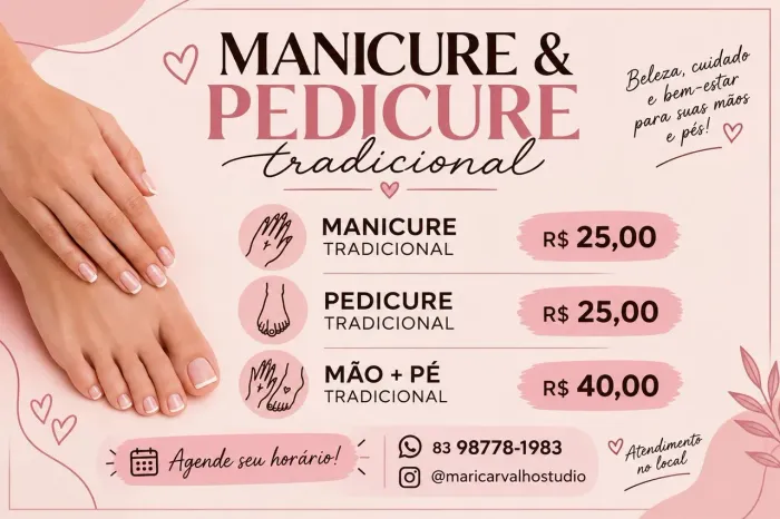 Manicure e Pedicure em Cruz das armas João pessoa, PB